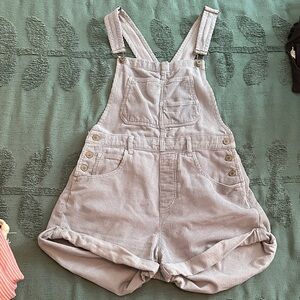 Free People We the Free Ziggy corduroy short overalls small